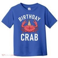 Birthday Crab Owner Gift Toddler T-Shirt thumb 0