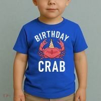 Birthday Crab Owner Gift Toddler T-Shirt thumb 2