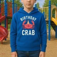 Birthday Crab Owner Gift Kids Hoodie thumb 2
