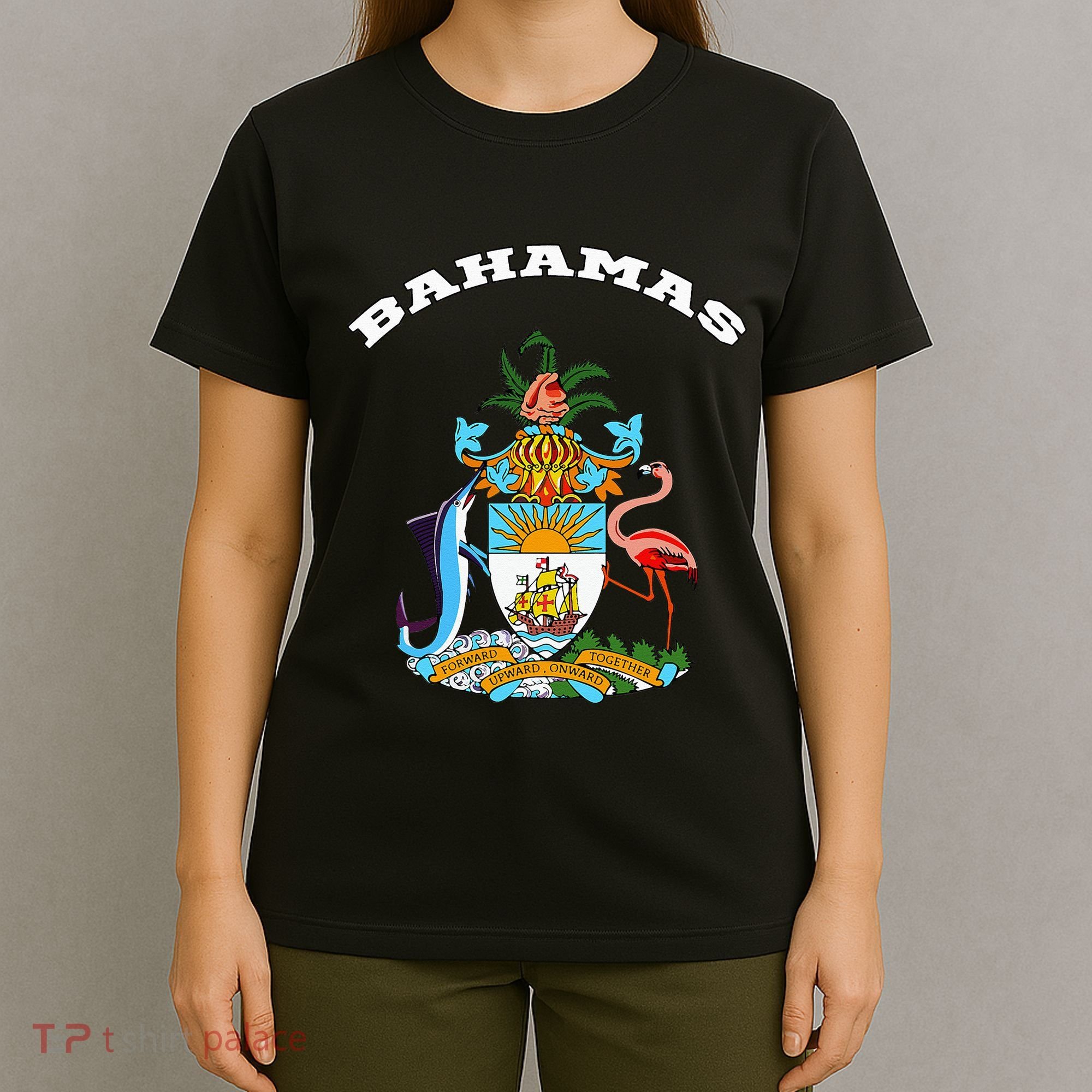 Bahamas Coat of Arms Souvenir Gift Flag Bahamians T-Shirt