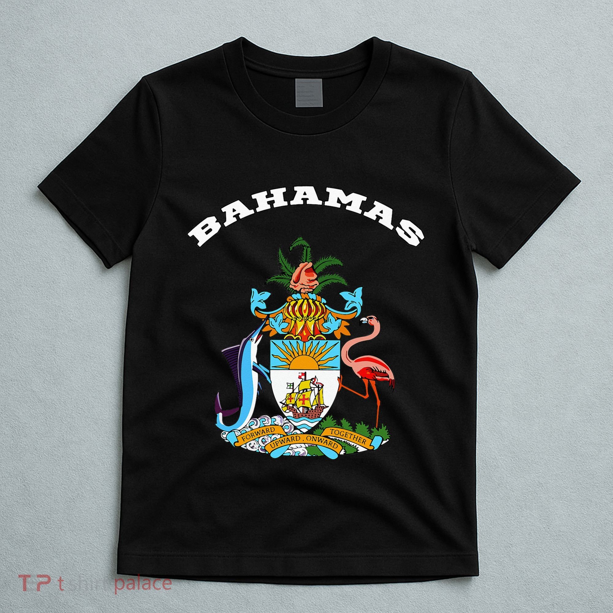 Bahamas Coat of Arms Souvenir Gift Flag Bahamians T-Shirt