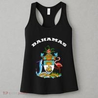 Bahamas Coat of Arms Souvenir Gift Flag Bahamians Women's Tank Top thumb 3