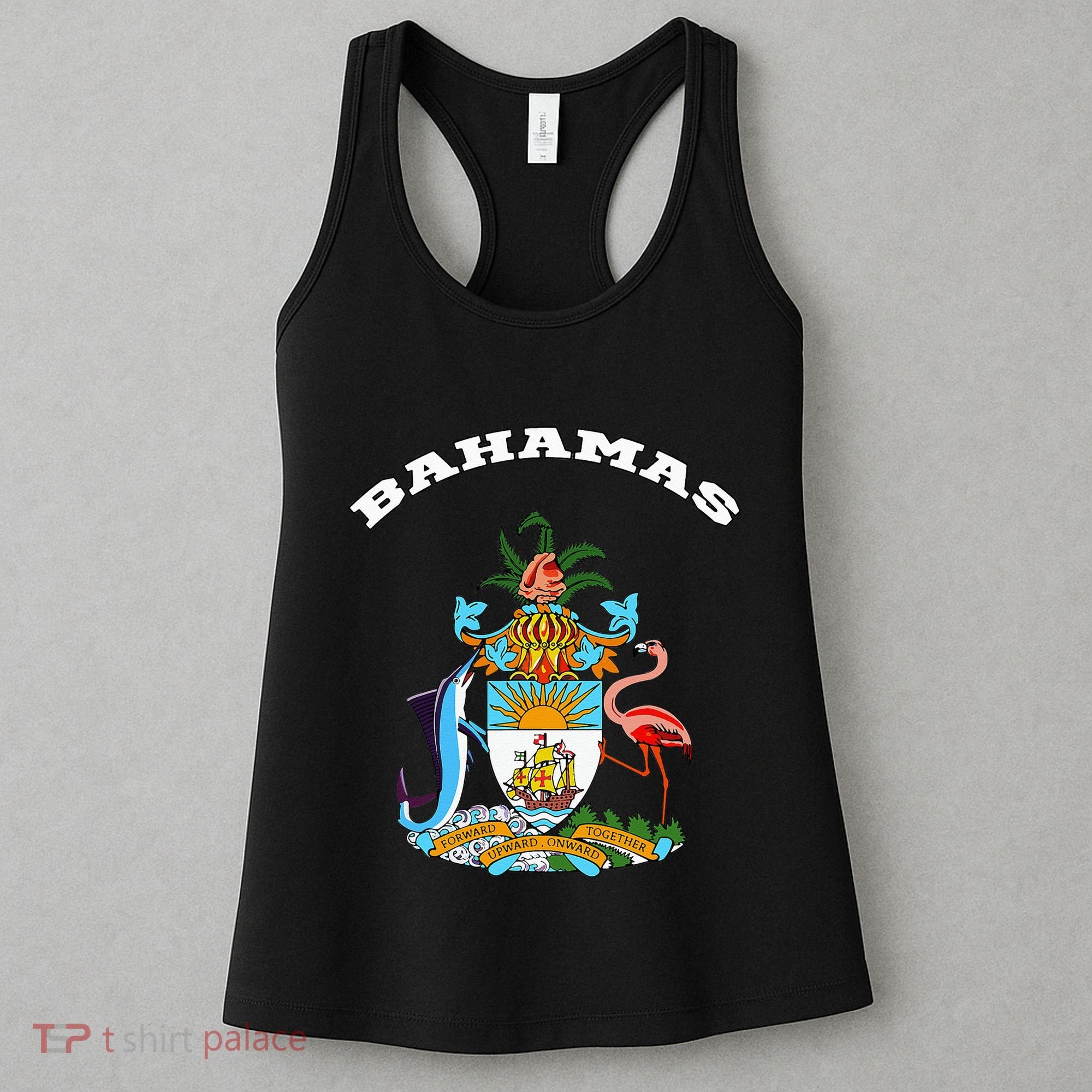 Bahamas Coat of Arms Souvenir Gift Flag Bahamians Women's Tank Top