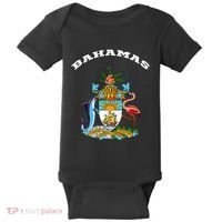 Bahamas Coat of Arms Souvenir Gift Flag Bahamians Baby Bodysuit thumb 0