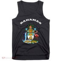 Bahamas Coat of Arms Souvenir Gift Flag Bahamians Tank Top thumb 0