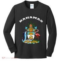 Bahamas Coat of Arms Souvenir Gift Flag Bahamians Kids Long Sleeve Shirt thumb 0