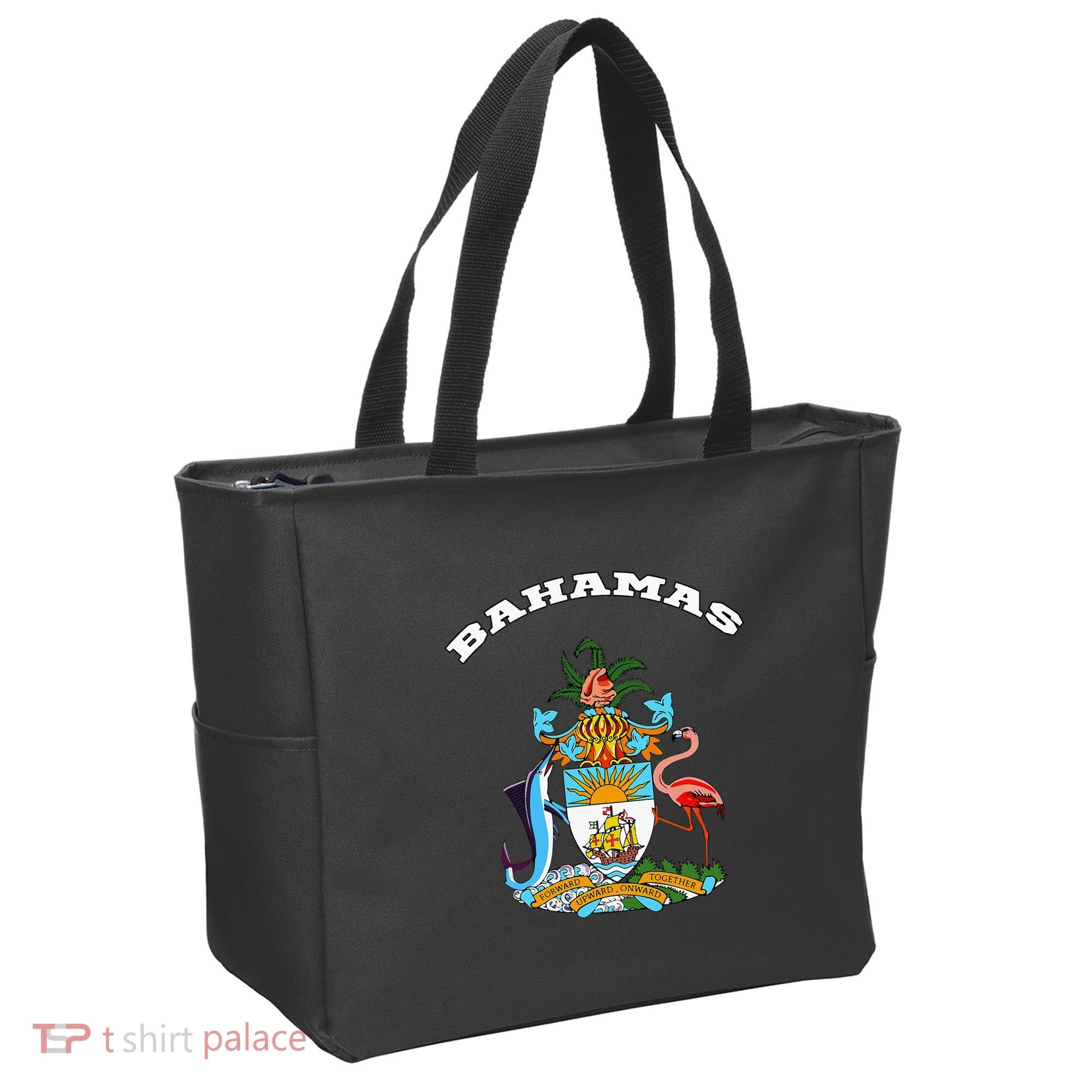 Bahamas Coat of Arms Souvenir Gift Flag Bahamians Tote Bag