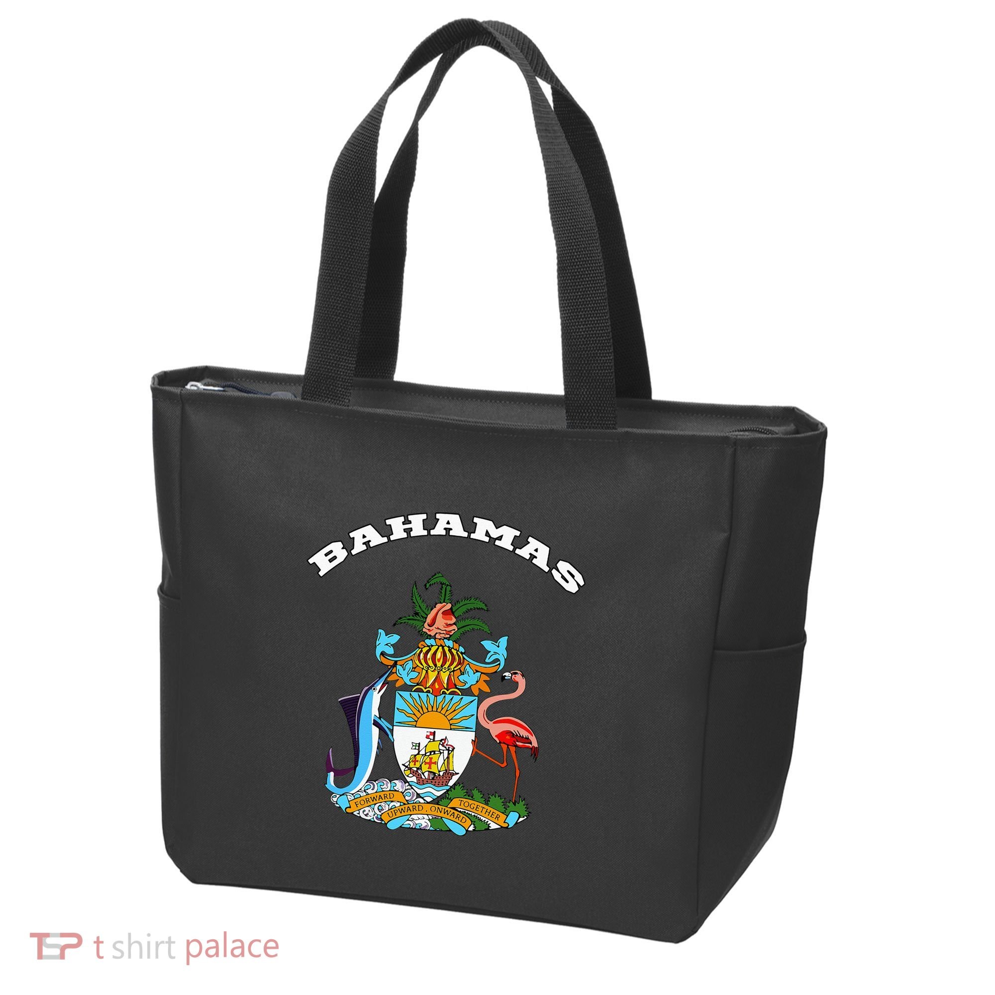 Bahamas Coat of Arms Souvenir Gift Flag Bahamians Tote Bag