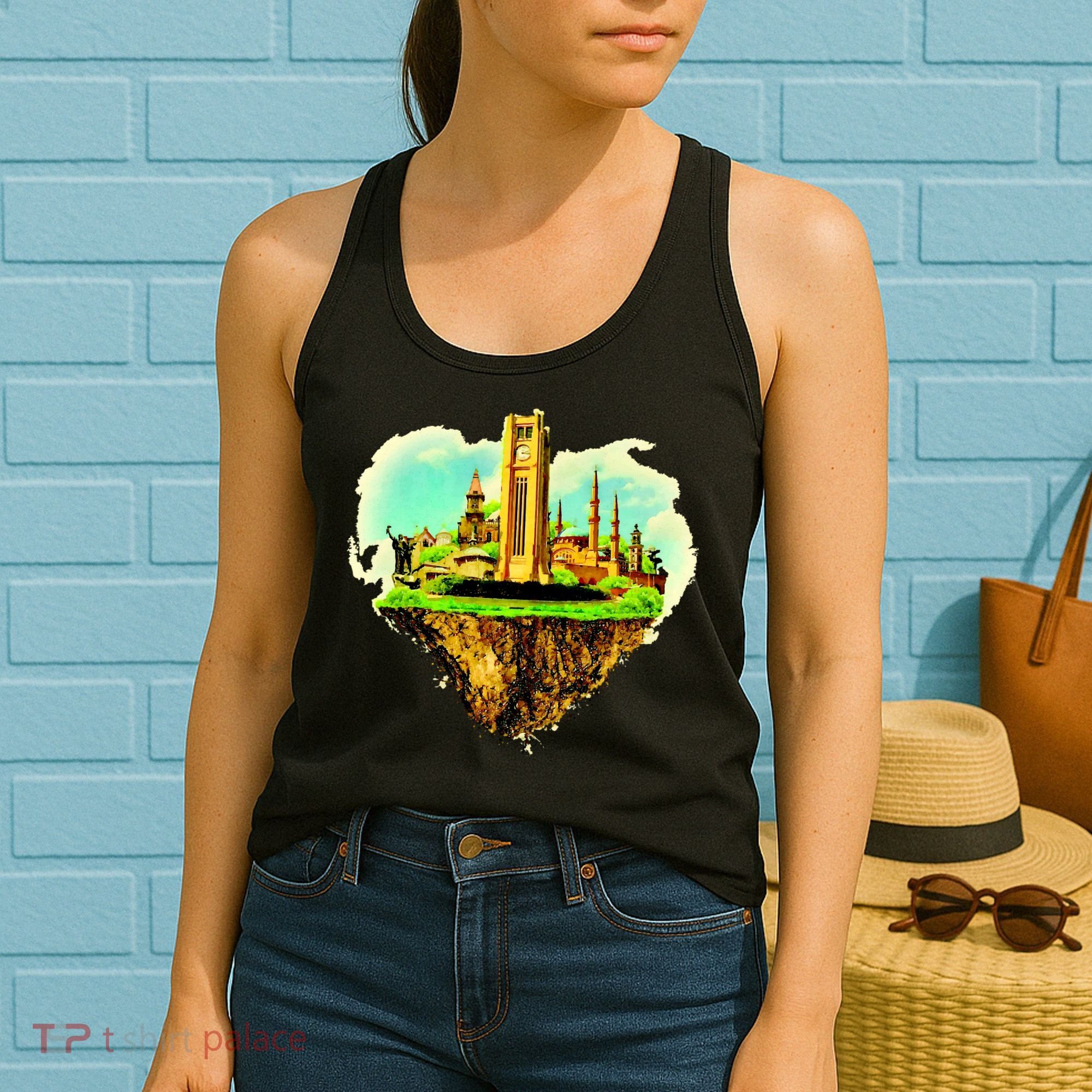 Beirut City On Floating Land Women's Tank Top