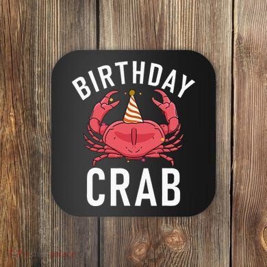 Birthday Crab Owner Coaster