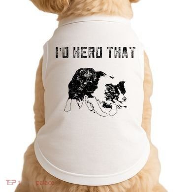 Border Collie Owner For Funny Herd That Border Collie  Doggie Tank