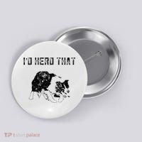 Border Collie Owner For Funny Herd That Border Collie  Button thumb 0