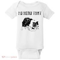 Border Collie Owner For Funny Herd That Border Collie  Baby Bodysuit thumb 0
