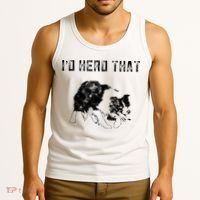 Border Collie Owner For Funny Herd That Border Collie  Tank Top thumb 3