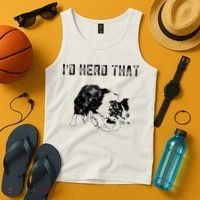 Border Collie Owner For Funny Herd That Border Collie  Tank Top thumb 4
