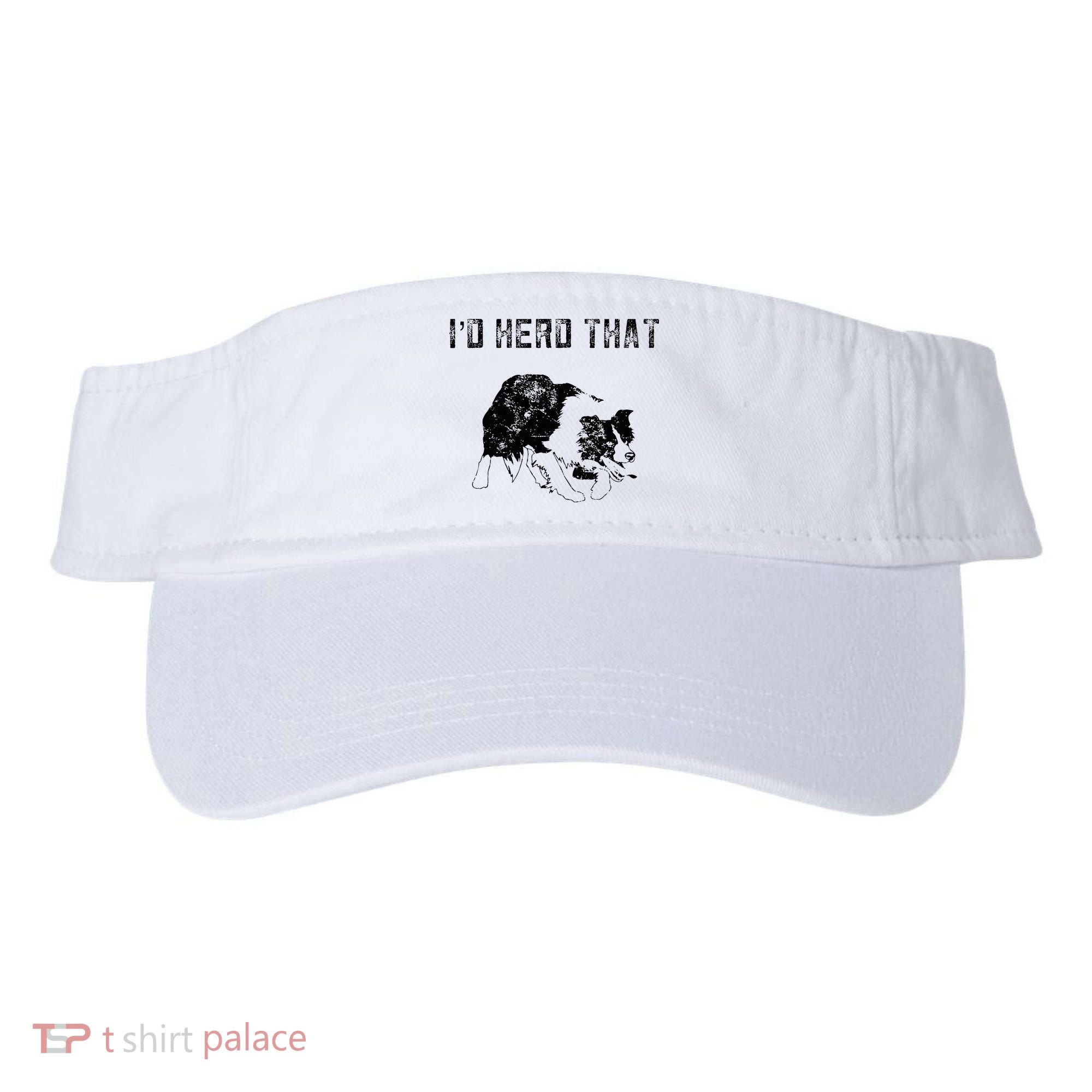 Border Collie Owner For Funny Herd That Border Collie  Visor