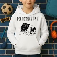 Border Collie Owner For Funny Herd That Border Collie  Kids Hoodie thumb 2