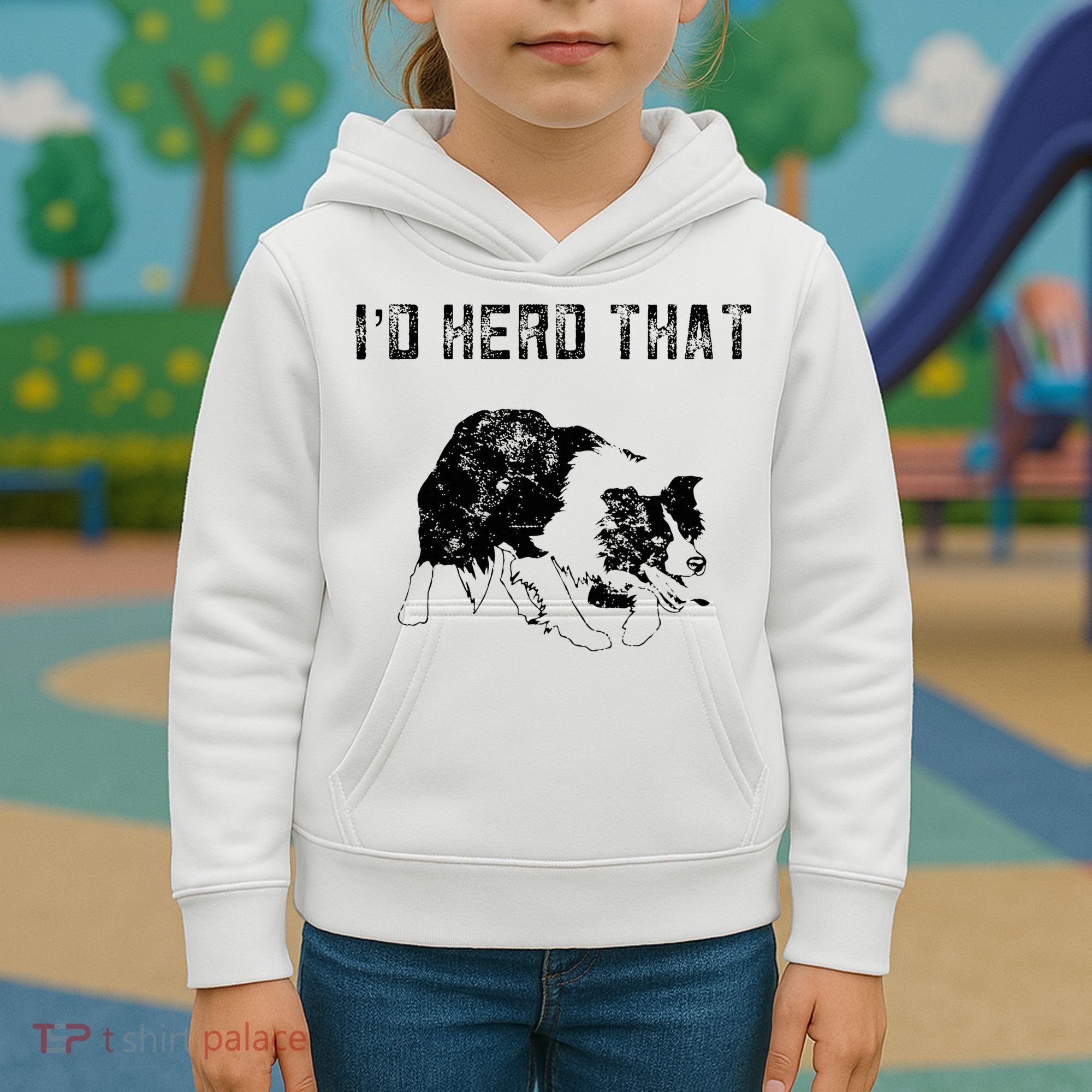 Border Collie Owner For Funny Herd That Border Collie  Kids Hoodie