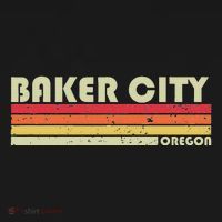 Baker City Or Oregon Funny City Home Root Gift Retro 70s 80s Women's Hoodie thumb 2