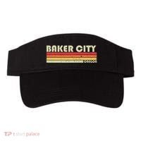 Baker City Or Oregon Funny City Home Root Gift Retro 70s 80s Visor thumb 0