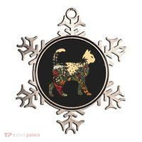 Boho Cat Plants Nature Trees Wild Flowers Graphic Ornament thumb 0