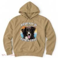 Border Collie Property Of Cute Dog Hoodie thumb 0