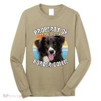 Border Collie Property Of Cute Dog Long Sleeve Shirt thumb 0