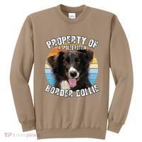 Border Collie Property Of Cute Dog Sweatshirt thumb 0