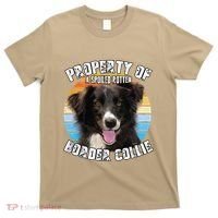 Border Collie Property Of Cute Dog T-Shirt thumb 0