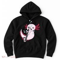 Bass Clarinet Player  Axolotl Music Lover Bass Clarinet Hoodie thumb 0