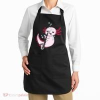 Bass Clarinet Player  Axolotl Music Lover Bass Clarinet Apron thumb 2