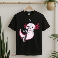 Bass Clarinet Player  Axolotl Music Lover Bass Clarinet T-Shirt thumb 2