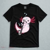 Bass Clarinet Player  Axolotl Music Lover Bass Clarinet T-Shirt thumb 5