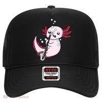 Bass Clarinet Player  Axolotl Music Lover Bass Clarinet Hat thumb 0