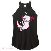 Bass Clarinet Player  Axolotl Music Lover Bass Clarinet Women's Perfect Tri Rocker Tank thumb 0