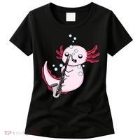 Bass Clarinet Player  Axolotl Music Lover Bass Clarinet Women's T-Shirt thumb 0