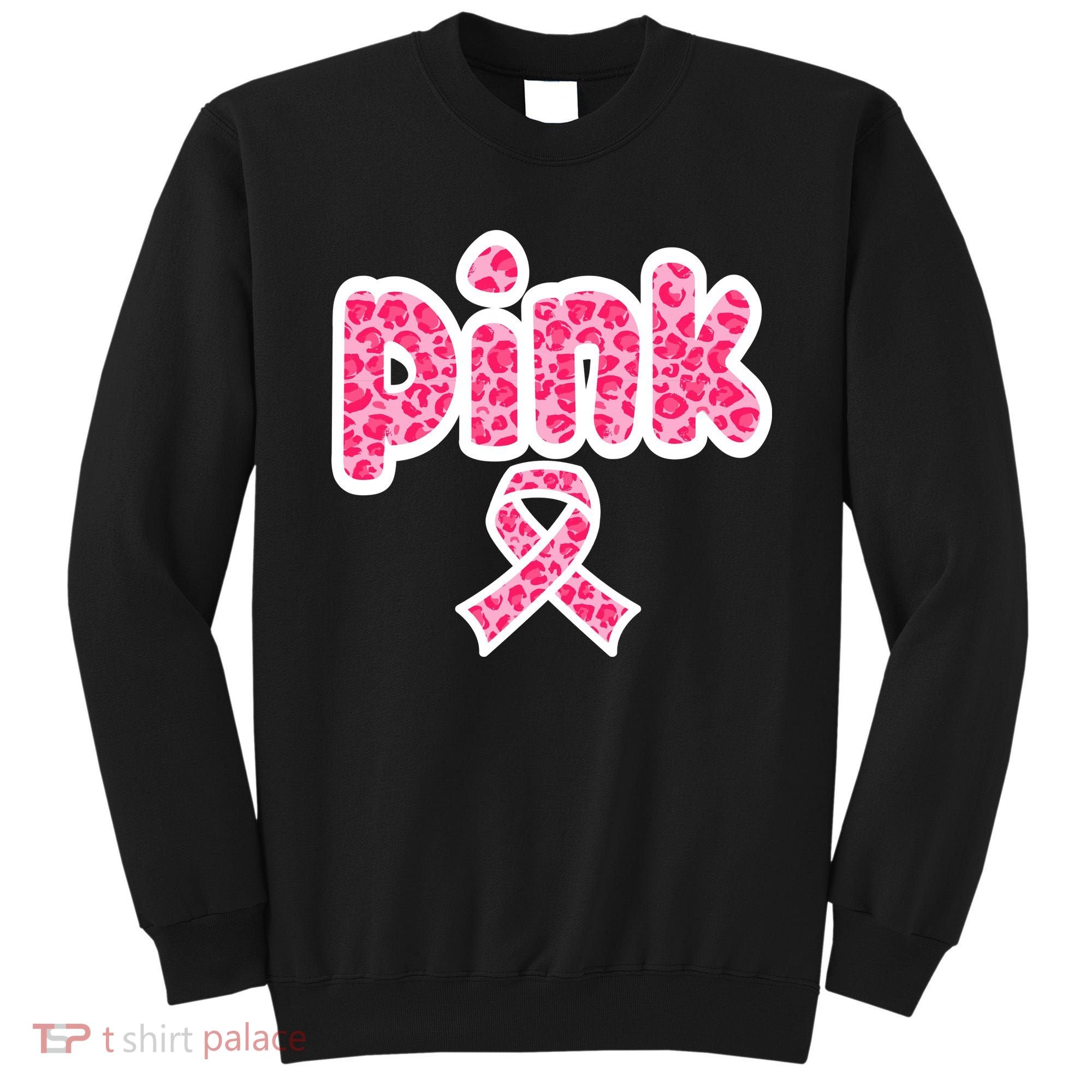 Breast Cancer Pink Ribbon Awareness Sweatshirt