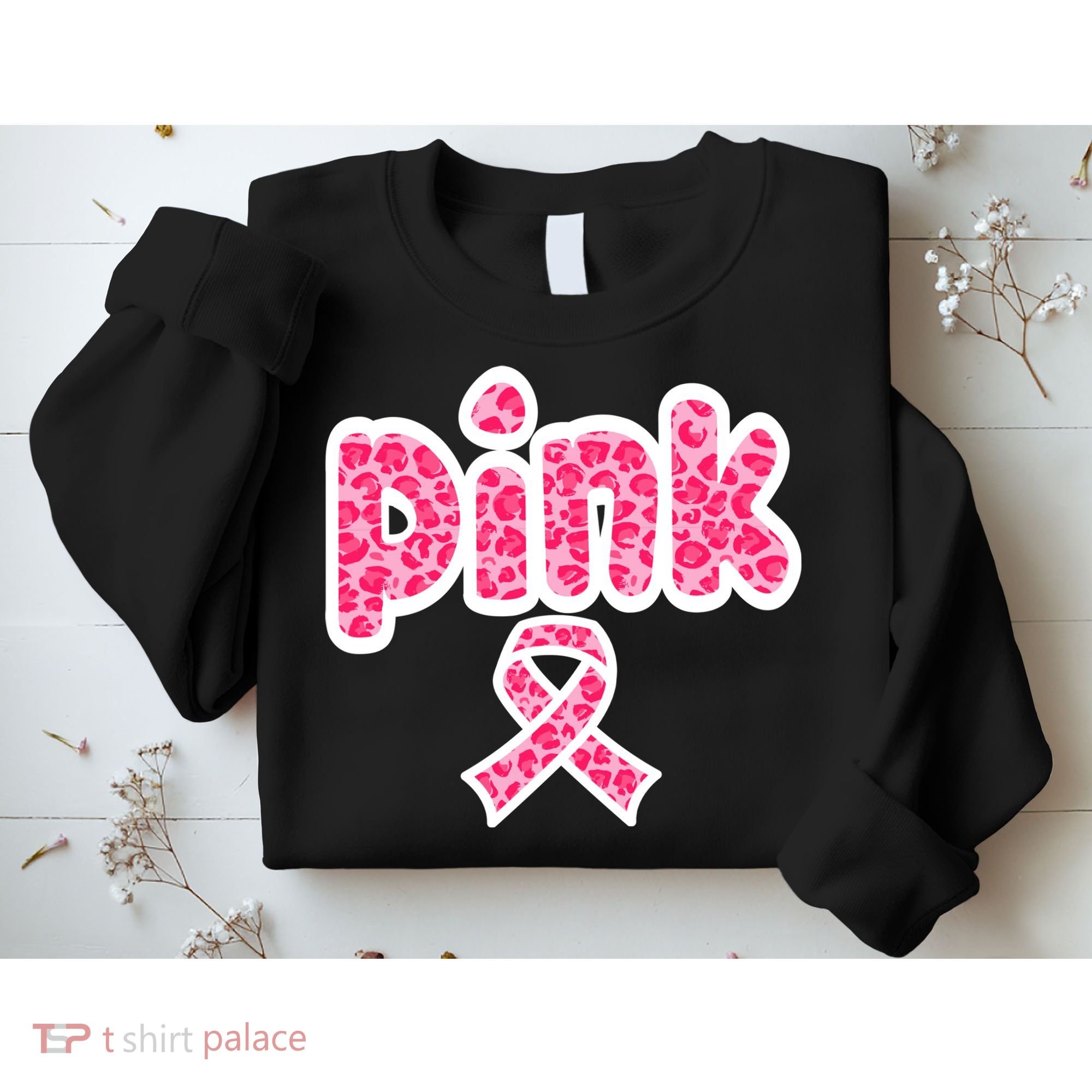 Breast Cancer Pink Ribbon Awareness Sweatshirt