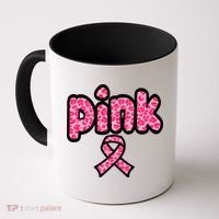 Breast Cancer Pink Ribbon Awareness Coffee Mug thumb 0