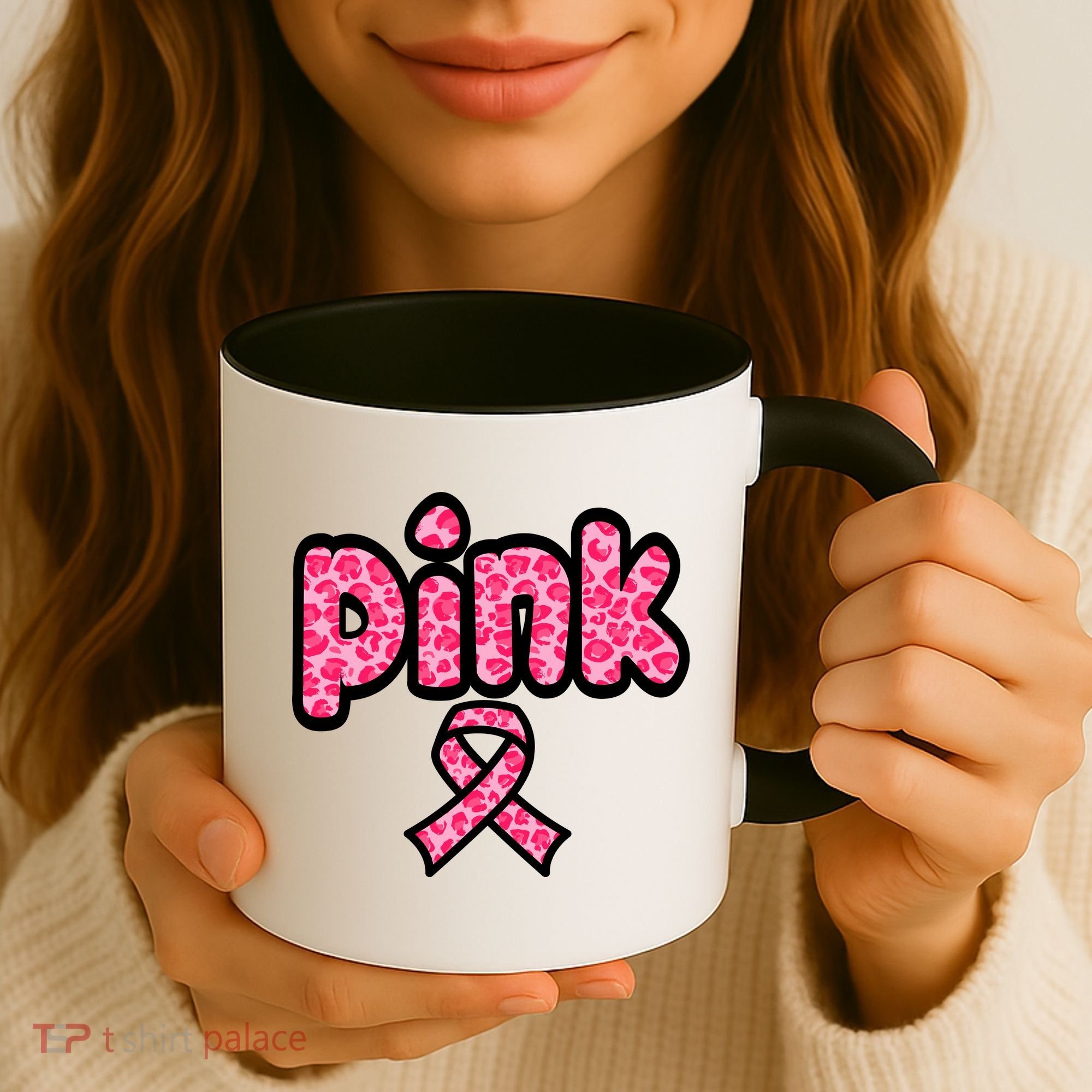 Breast Cancer Pink Ribbon Awareness Coffee Mug