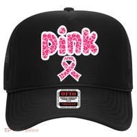 Breast Cancer Pink Ribbon Awareness Hat thumb 0