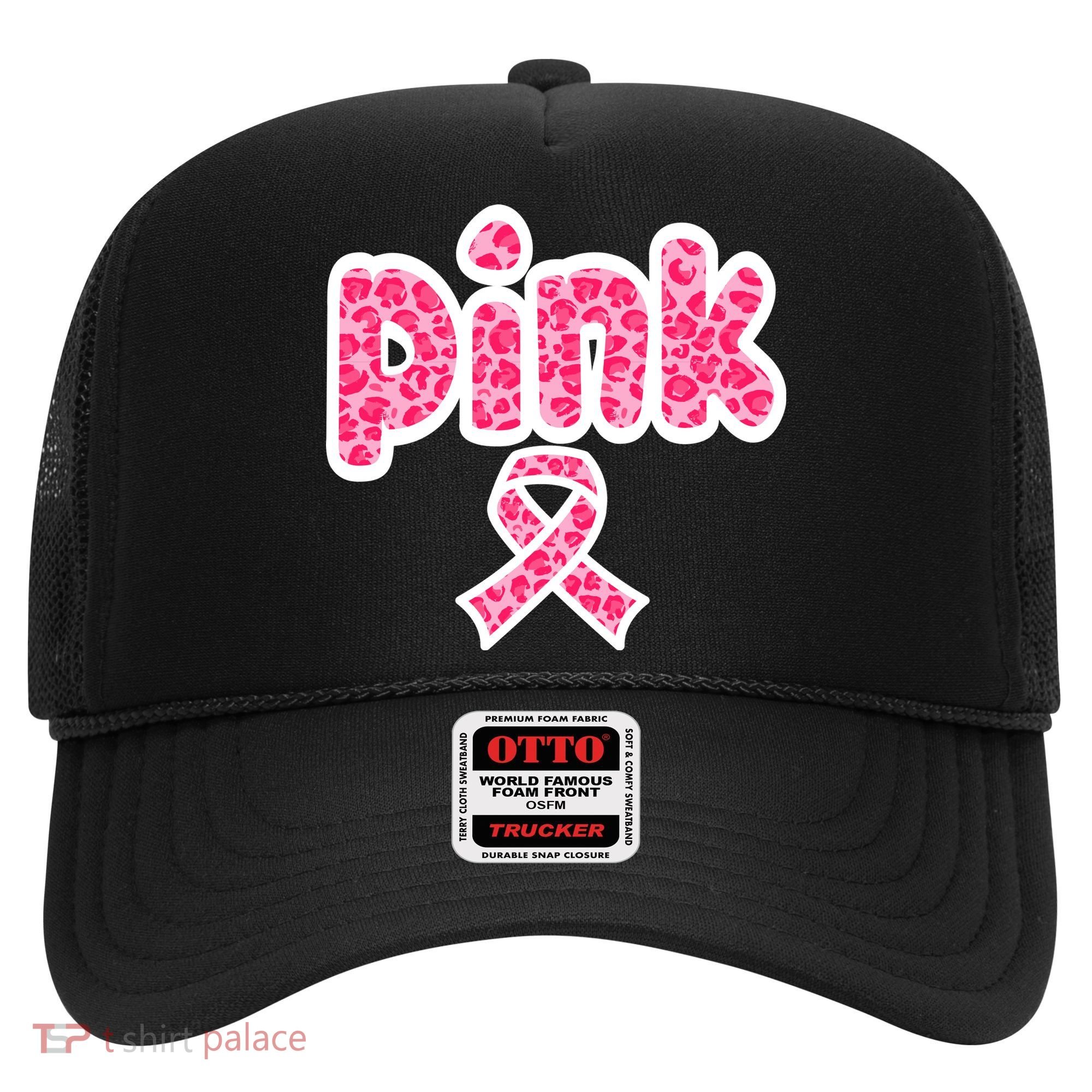 Breast Cancer Pink Ribbon Awareness Hat