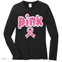 Breast Cancer Pink Ribbon Awareness Women's Long Sleeve Shirt thumb 0