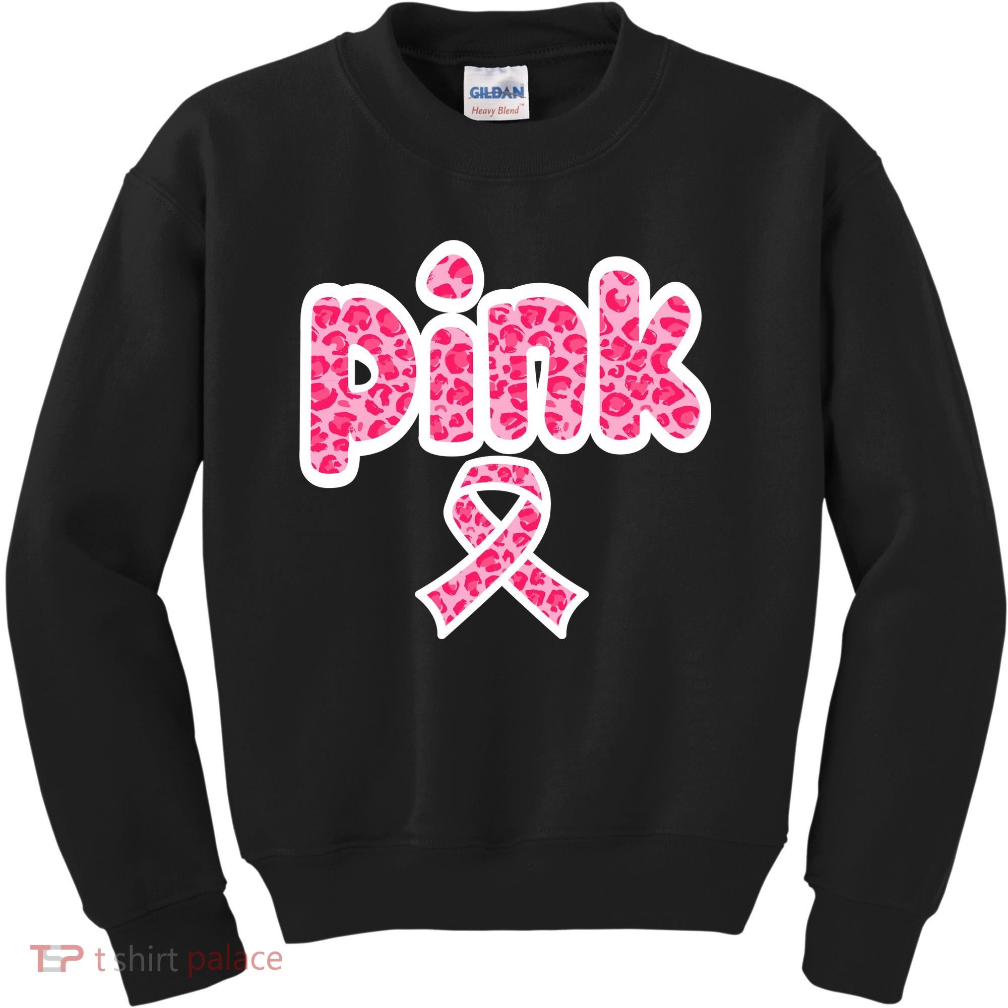 Breast Cancer Pink Ribbon Awareness Kids Sweatshirt