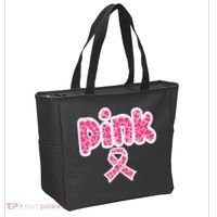 Breast Cancer Pink Ribbon Awareness Tote Bag thumb 2