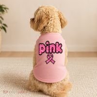 Breast Cancer Pink Ribbon Awareness Doggie Tank thumb 2