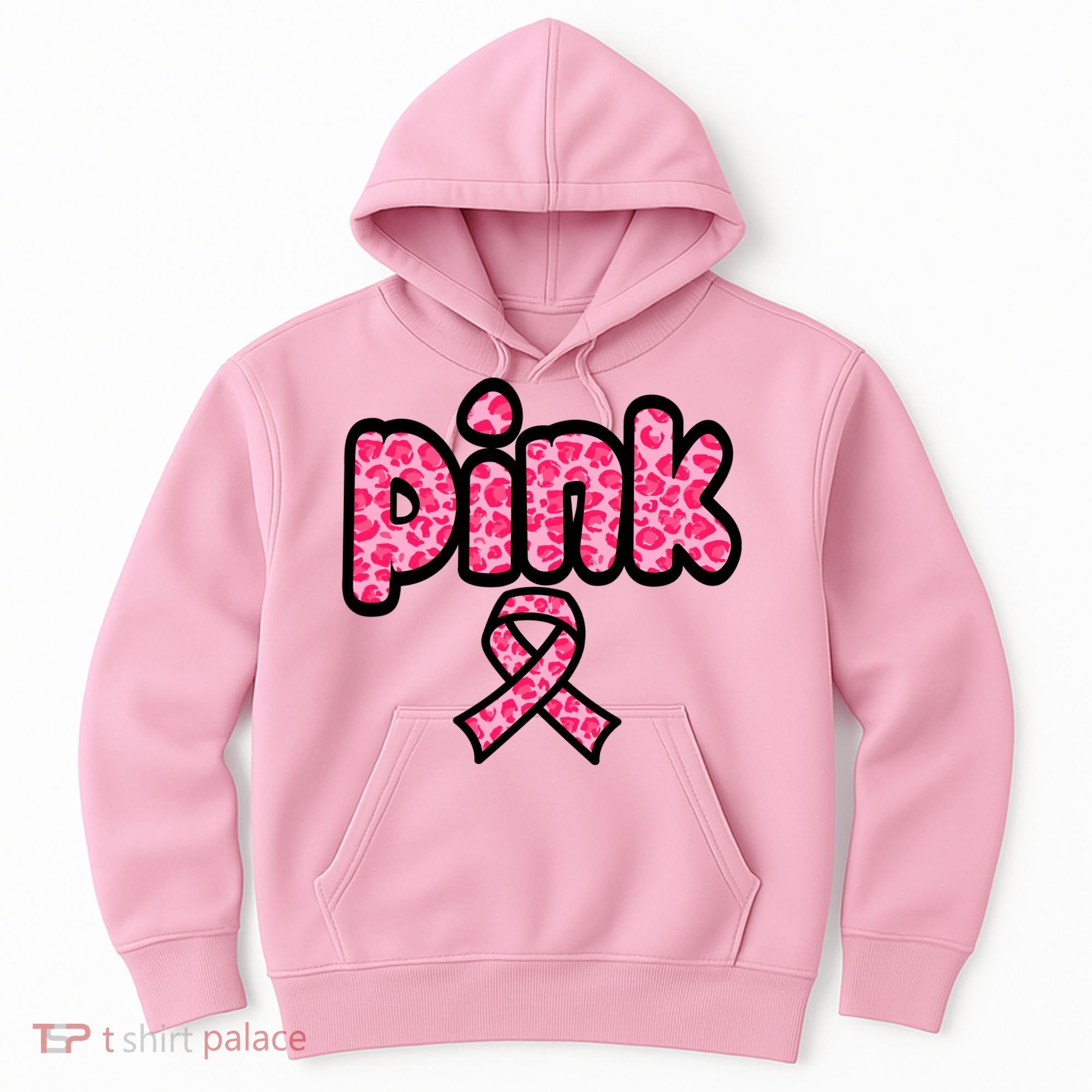 Breast Cancer Pink Ribbon Awareness Hoodie