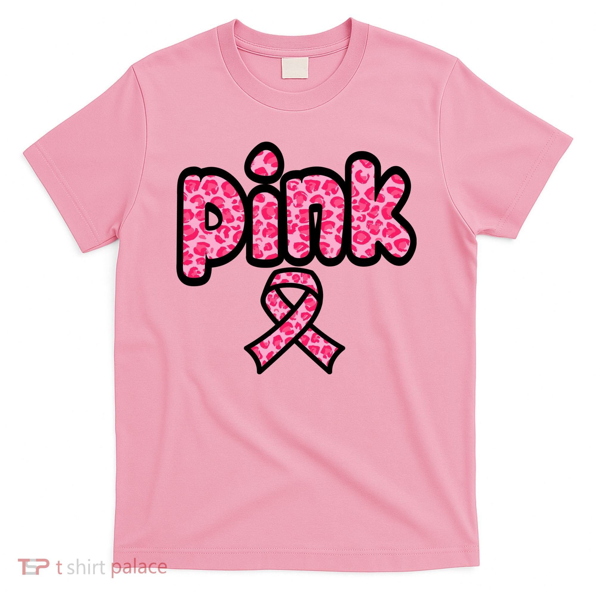 Breast Cancer Pink Ribbon Awareness T-Shirt