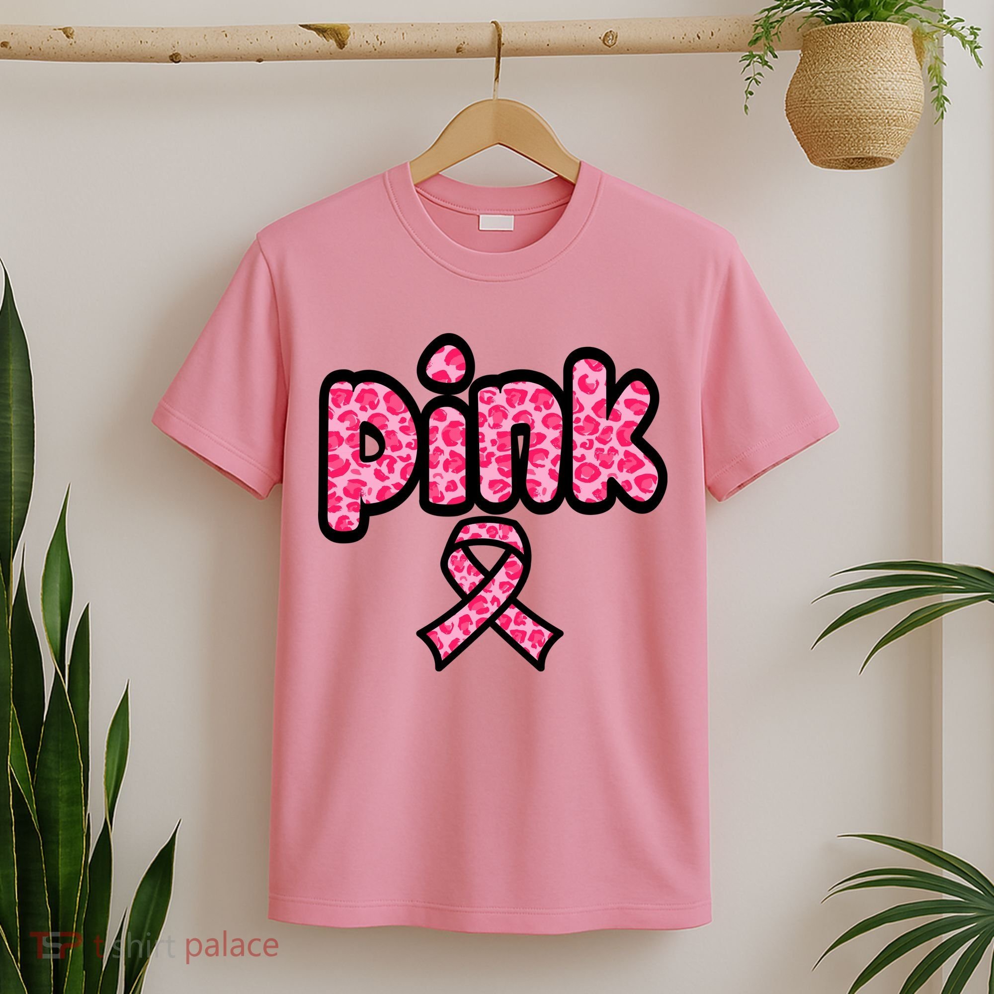 Breast Cancer Pink Ribbon Awareness T-Shirt