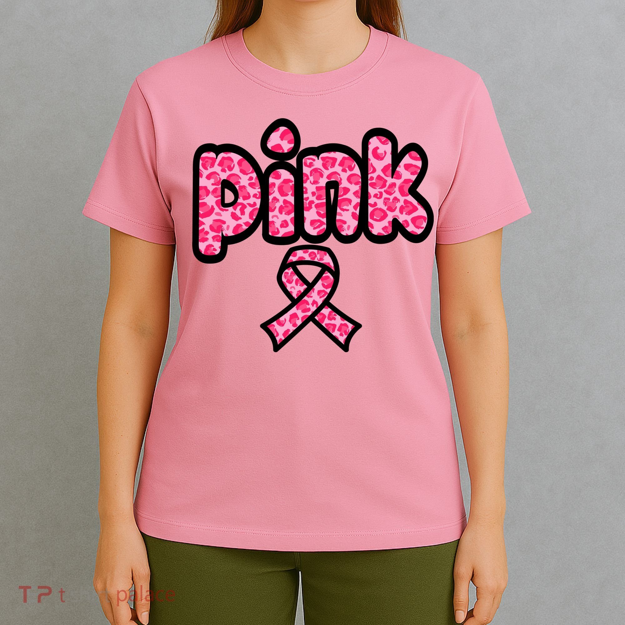 Breast Cancer Pink Ribbon Awareness T-Shirt